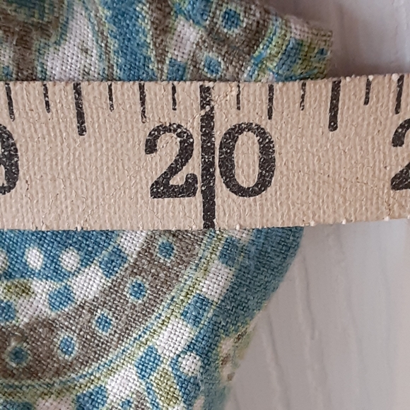 Paisley Linen Top Size 14 - Picture 7 of 8